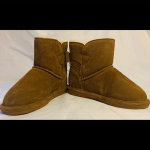 BearPaw Girl Boots Size 2 Brown